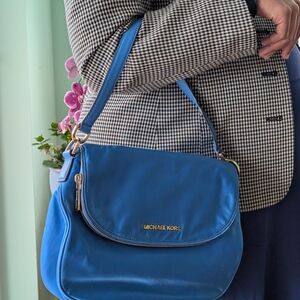 Michael Kors Blue Shoulder/Crossbody Bag